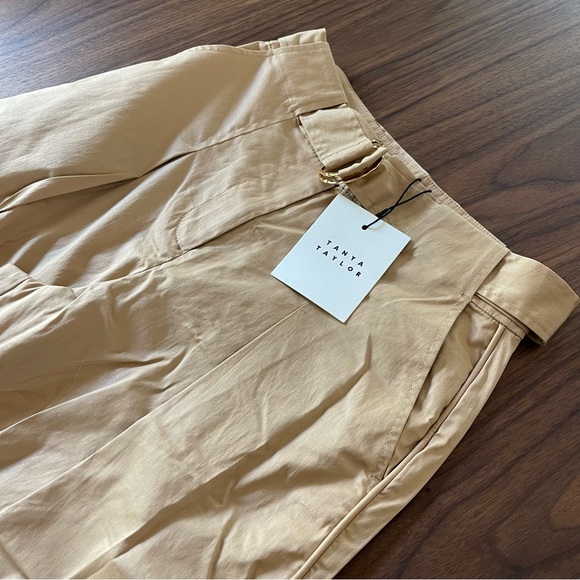 Tanya Taylor high waisted tan trousers with belt “Tyler Pant” size 0 - Picture 14 of 15
